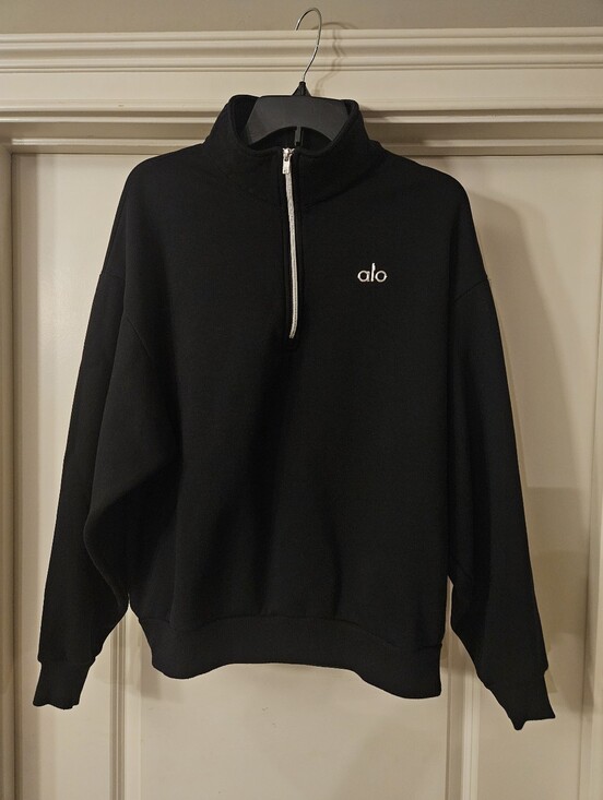 ALO Yoga Other - ALO Yoga Men's Black Half-Zip Accolade Pullover
